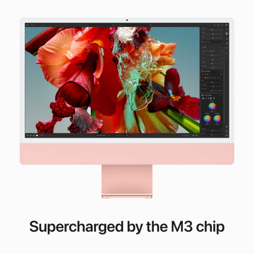 iMac 24” 4.5K Retina, Apple M3 8C CPU, 8C GPU/16GB/256GB SSD/Pink/SWE