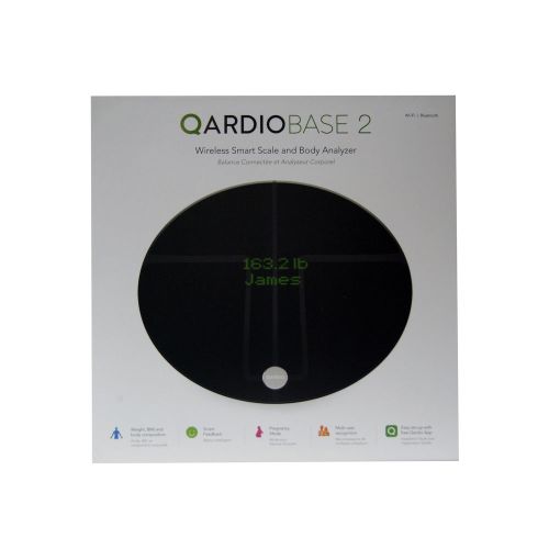 QARDIO BASE 2 Wireless Smart Scale - Black