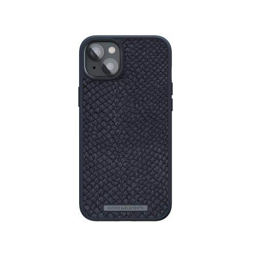 Njord Salmon Leather Magsafe Case iPhone 14 Plus, Black