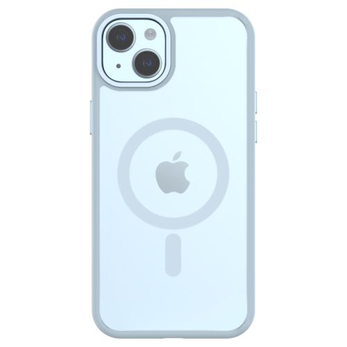 QDOS Hybrid Soft Case for iPhone 15 Plus - Light Blue