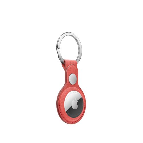 Apple AirTag FineWoven Key Ring - Coral