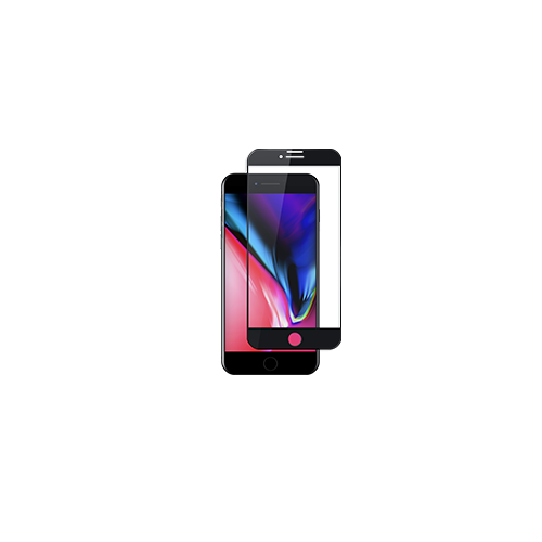 Valge Klaar by EPICO 3D+ GLASS iPhone 6 Plus/6S Plus/7 Plus/8 Plus - black