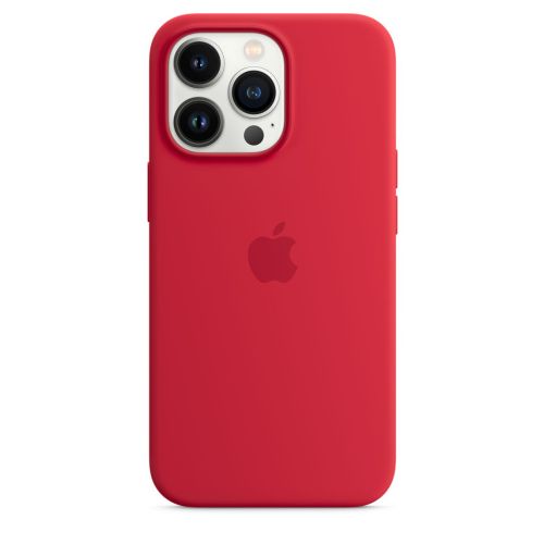 Apple iPhone 13 Pro Silicone Case w/MagSafe (PRODUCT) RED
