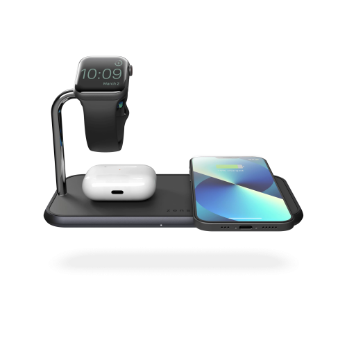 Zens Aluminium Dual Wireless Charger + Watch