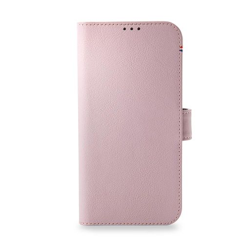 DECODED Detachable Wallet Case iPhone 13 Pro Leather Powder Pink